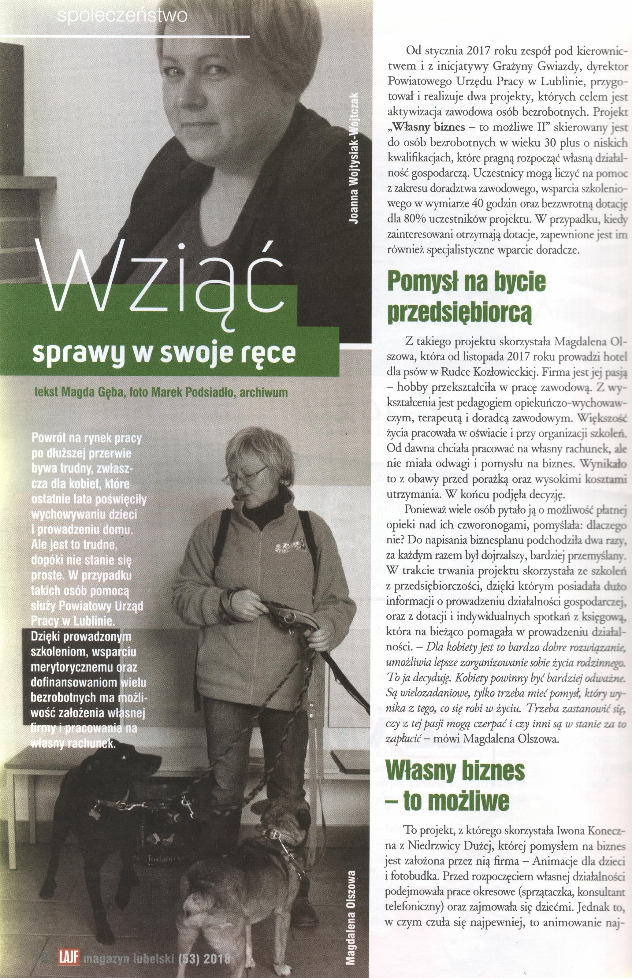 Wziąć sprawy w swoje ręce Lajf nr 53 str 1