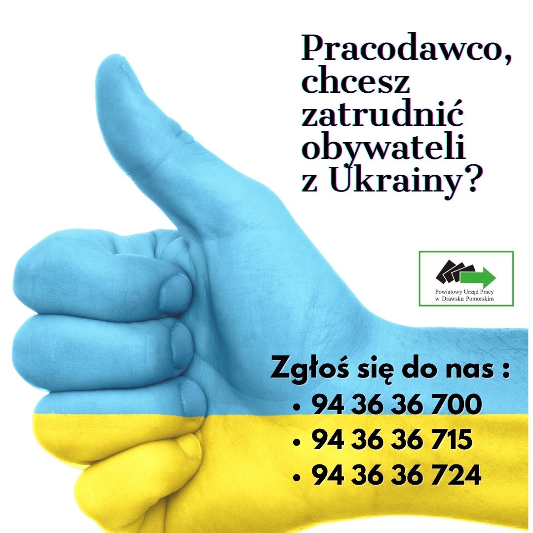 Pomoc w zatrudnieniu dla obywateli Ukrainy