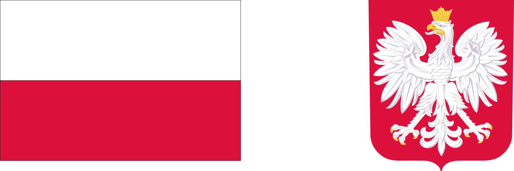 Logotyp Flaga i Godło Polski
