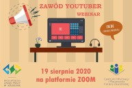 slider.alt.head Wojewódzki Urząd Pracy w Szczecinie organizuje warsztaty zrealizowane w formie webinaru: „Zawód YouTuber”.